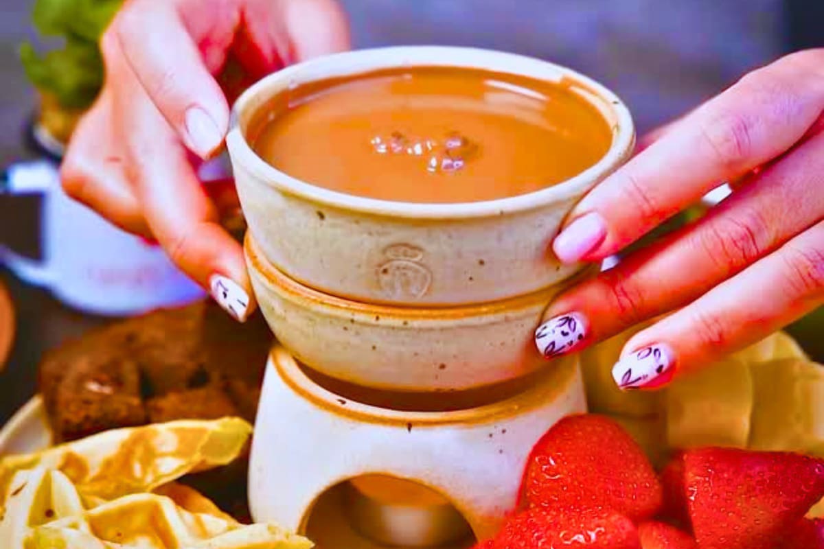 Un panorama que tiene mucho más que café en pleno Santiago. Foto: Nanas Fruit en Instagram.