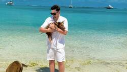 Así son las espectaculares vacaciones de Nano Calderón en Bahamas