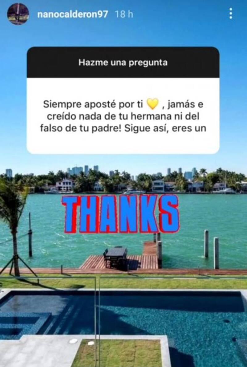 Respondiendo preguntas en Instagram.