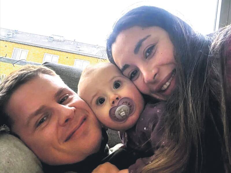 Arenita y su familia viven en Dinamarca.