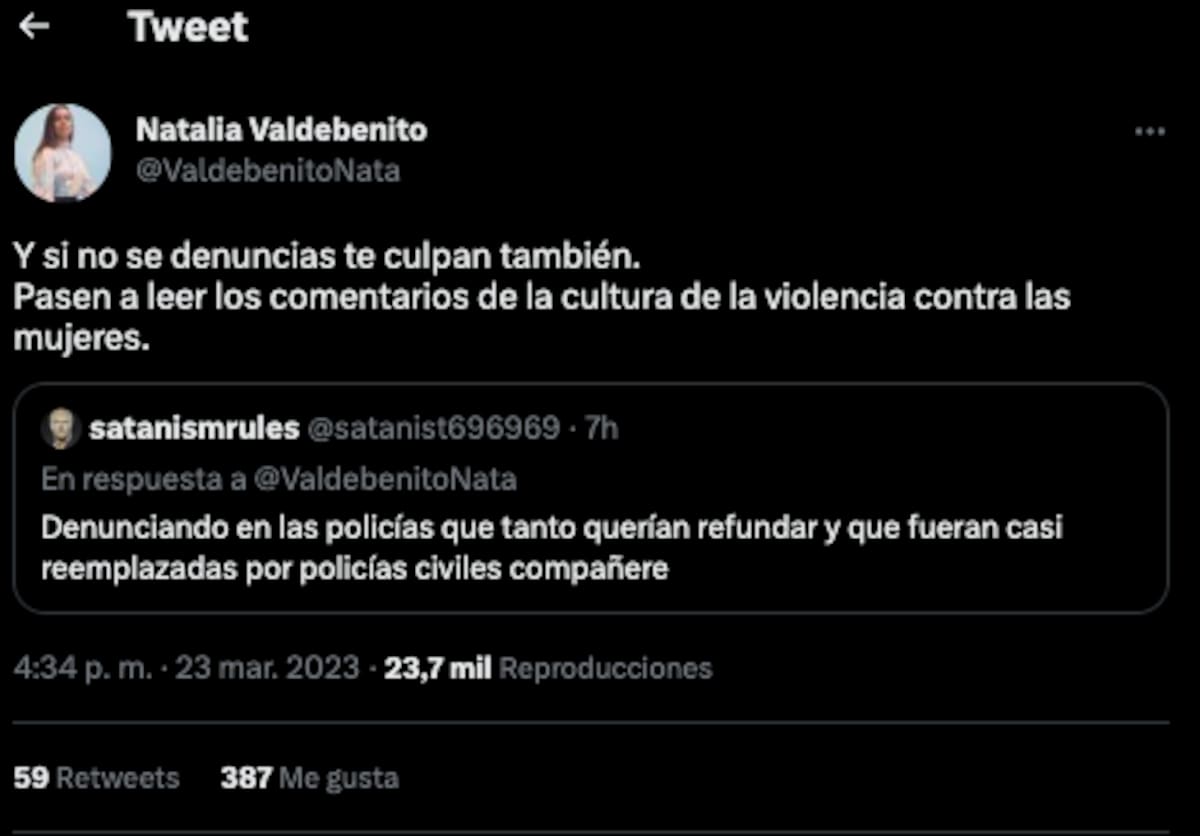 Respondió a quienes cuestionaron su decisión / Twitter