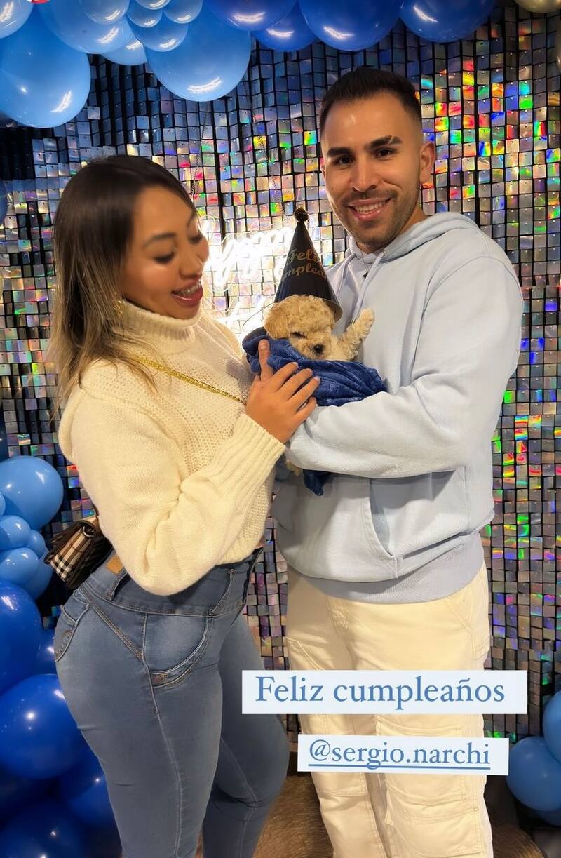 Naya Fácil y Sergio Narchi agrandaron la familia.