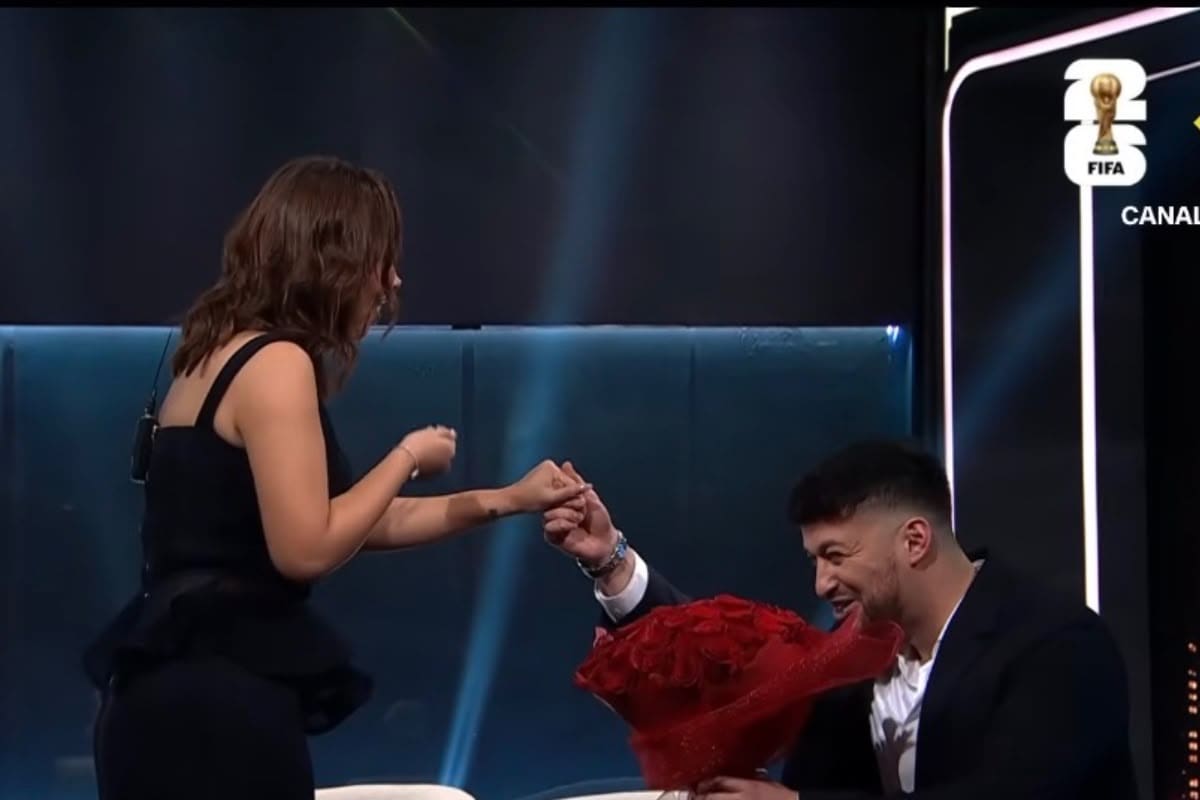 Aarón Collao le pide pololeo a la influencer en Primer Plano.
Foto: captura @chilevision