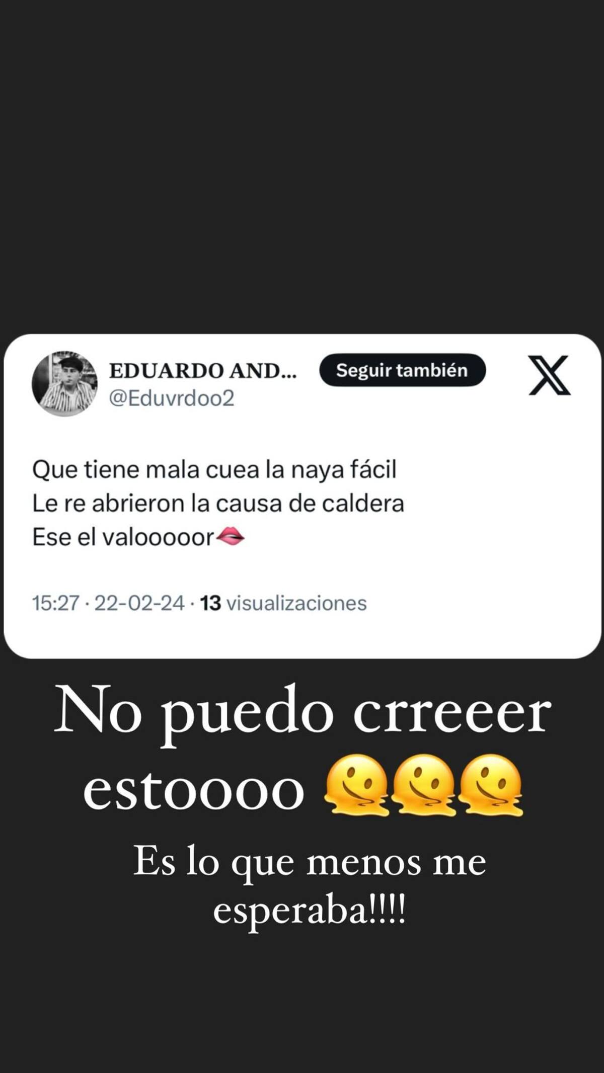 en redes sociales