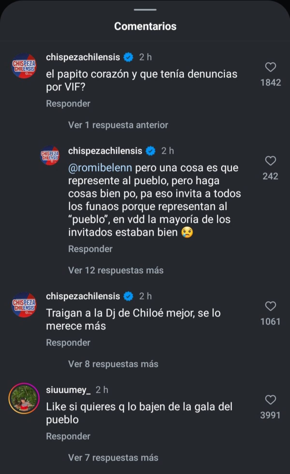 La influencer fue cuestionada por invitar a Sebastián Ramírez. Créditos: Instagram.