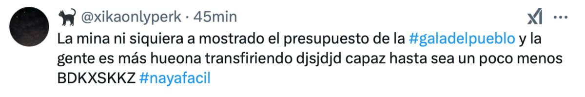 La infuencer se llenó de críticas.