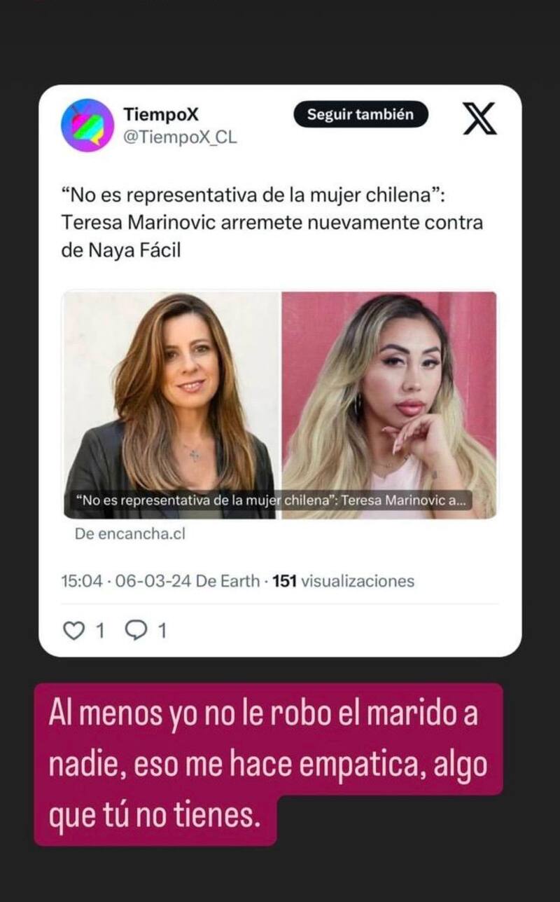 La respuesta de Naya Fácil.