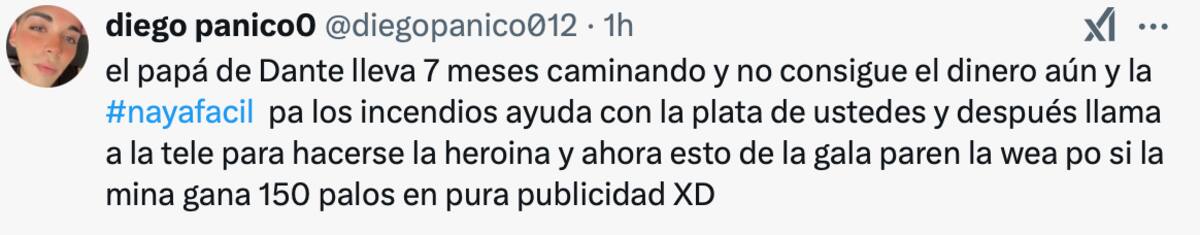 La infuencer se llenó de críticas.