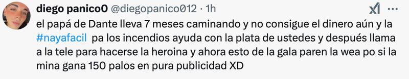 La infuencer se llenó de críticas.