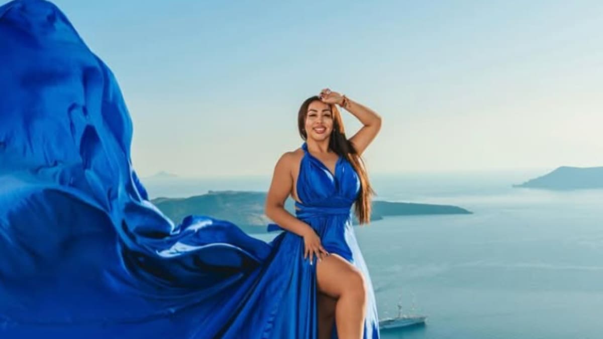 Con una increíble vista y jacuzzi: Naya Fácil muestra la lujosa casa que arrienda en Grecia