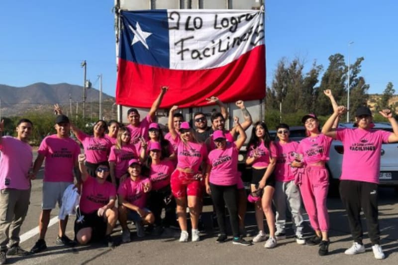 llegó a su primer destino en ayuda de los damnificados de la región de Valparaíso.