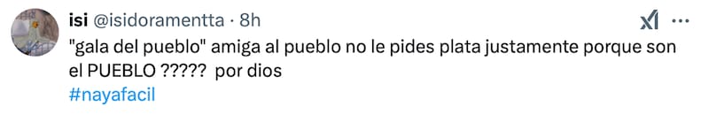 La infuencer se llenó de críticas.