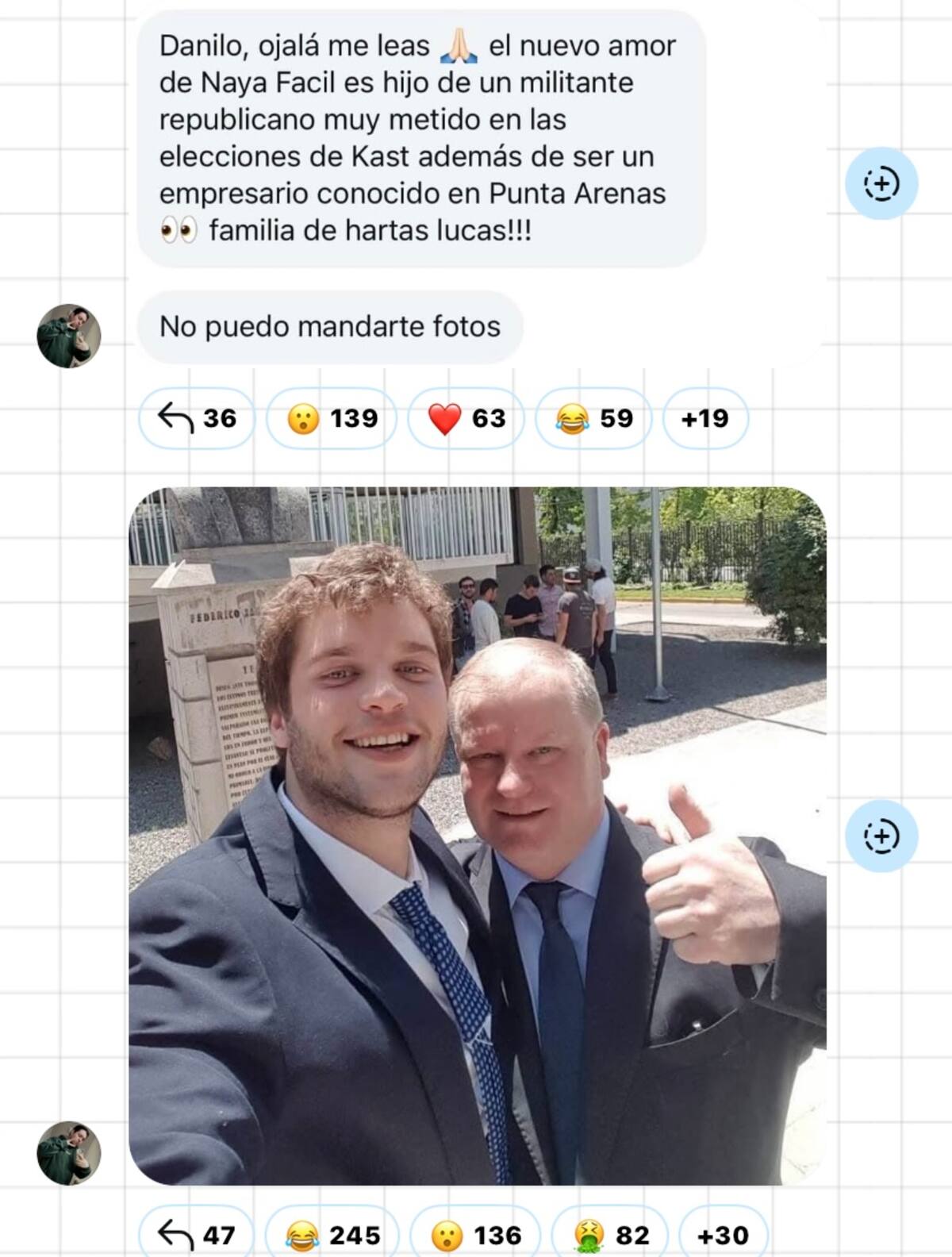 La influencer estaría en pareja.