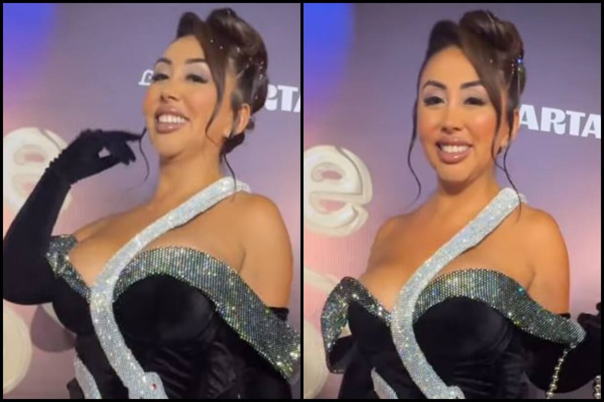 desfiló en la alfombra roja de los Copihue de Oro.