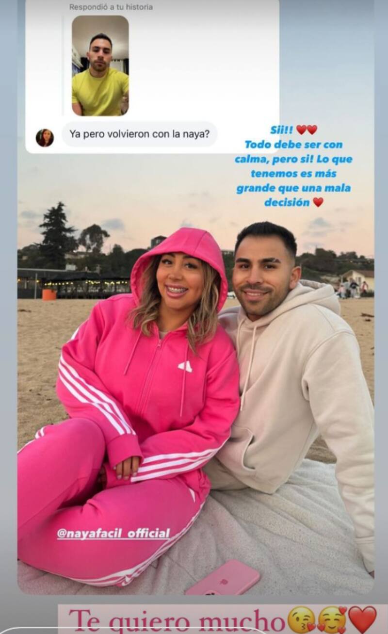 Naya Fácil y Sergio Narchi retomaron su relación.