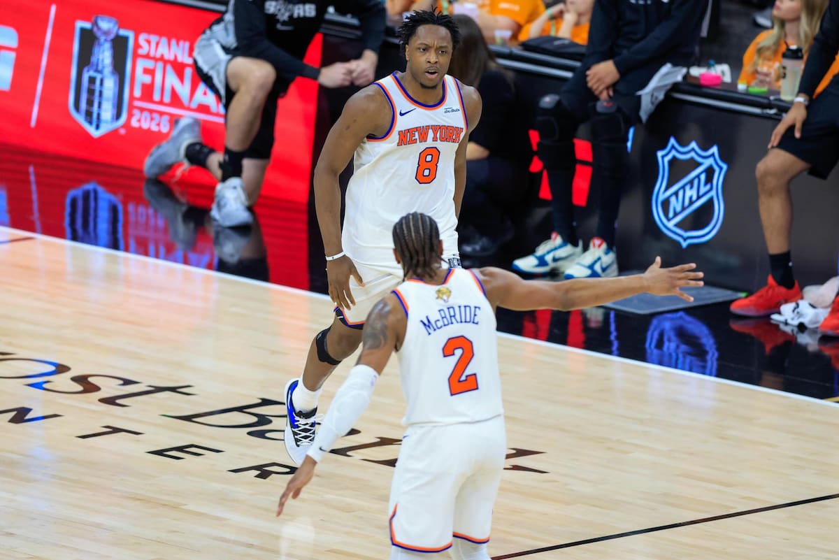 New York Knicks derrotó a San Antonio Spurs. Foto: EFE.