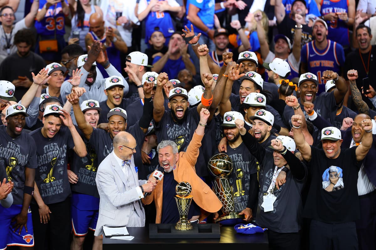Knicks se coronaron campeones de la NBA. Foto: EFE.