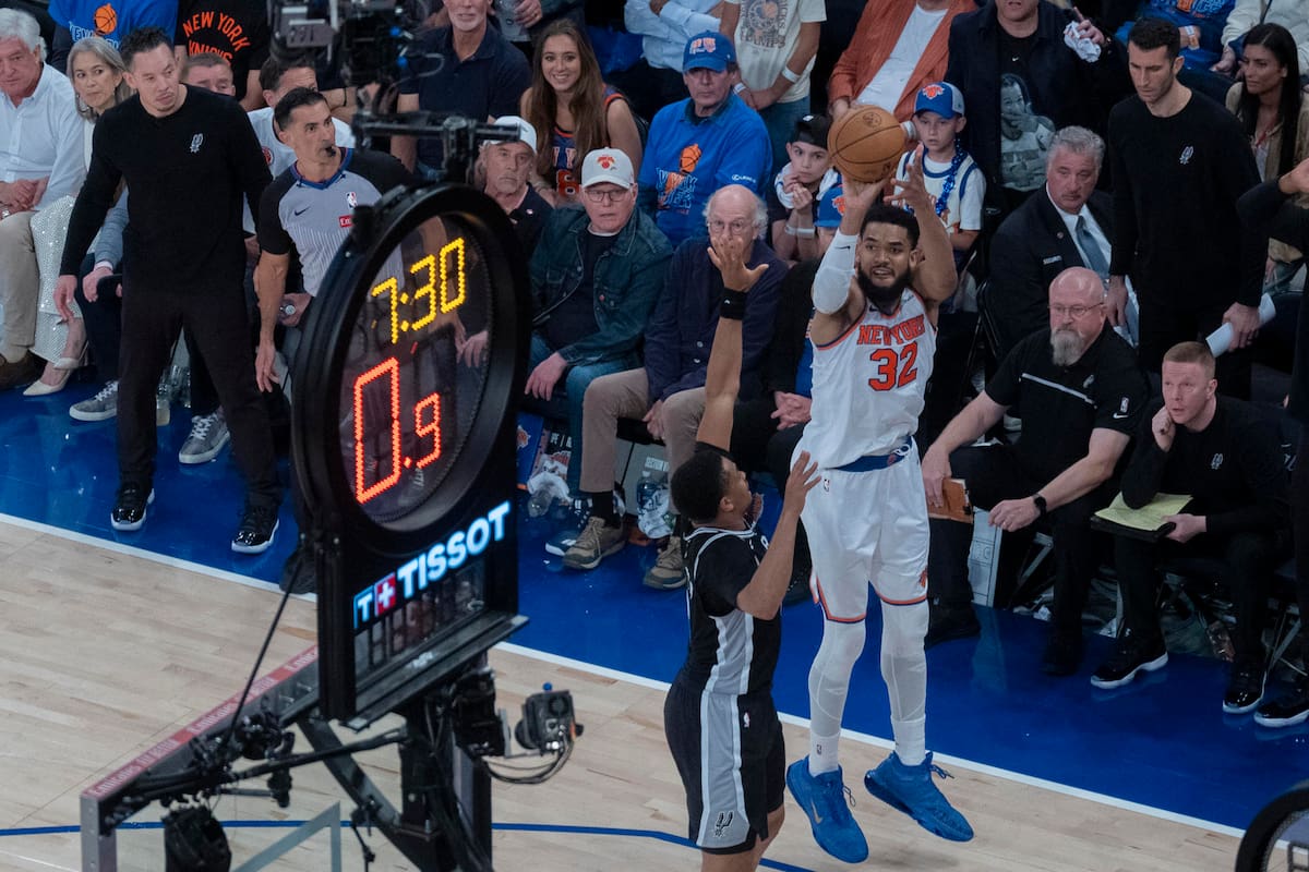 New York Knicks vs San Antonio Spurs. Foto: EFE