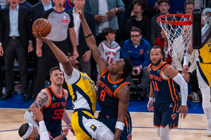 Los Indiana Pacers lograron descontar la serie ante los New York Knicks. Foto: EFE