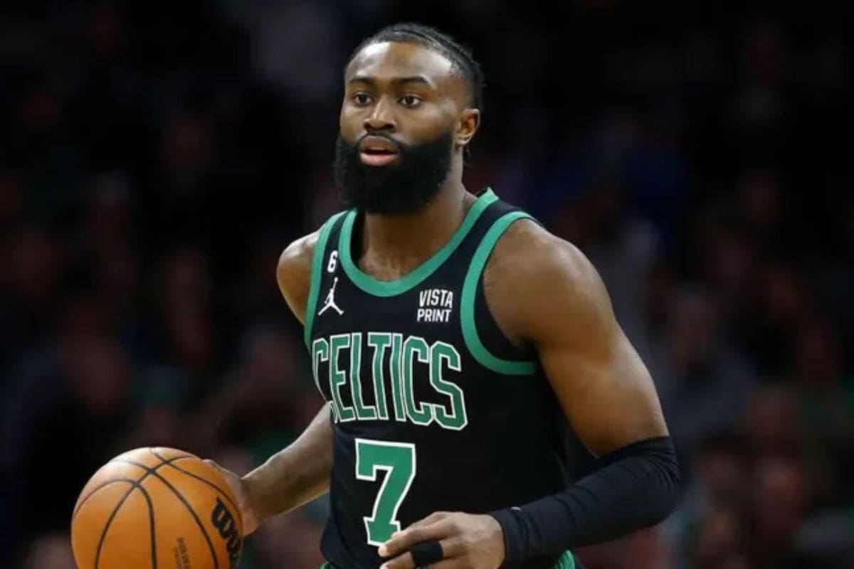 Jaylen Brown se va de Boston Celtics. Foto: EFE.