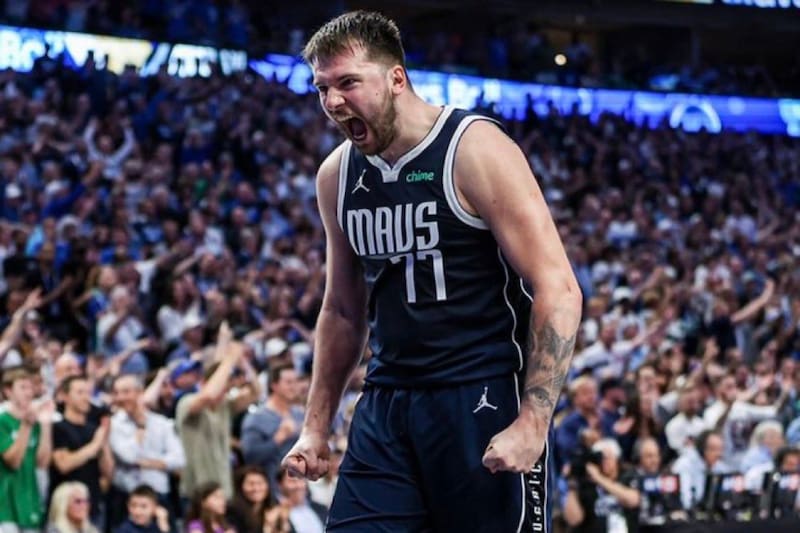 Luka Doncic fue el MVP de la Conferencia Oeste en los Dallas Mavericks.