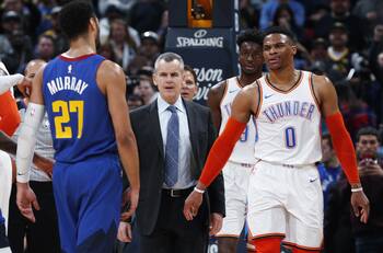VIDEO | Russell Westbrook ya es jugador de Denver Nuggets y hace las paces con su nuevo compañero