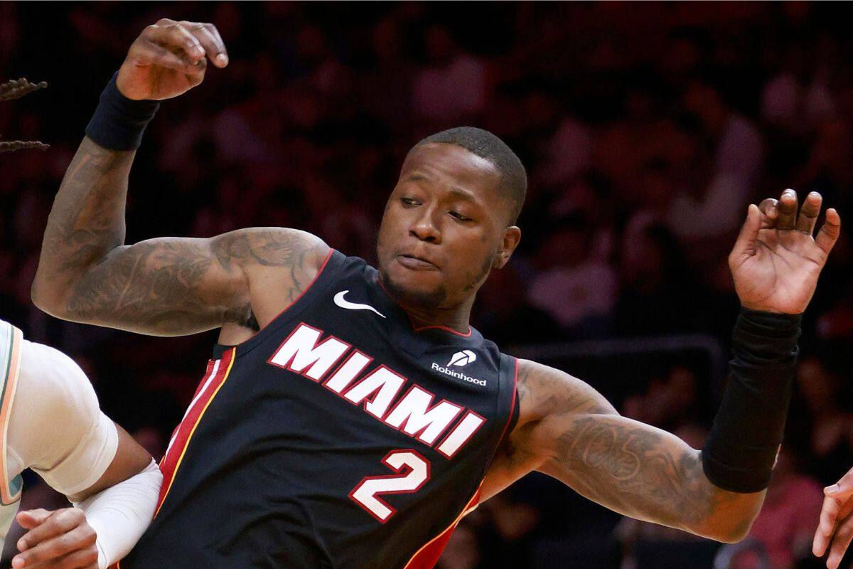Terry Rozier, base del Miami Heat, fue detenido por un escándalo de apuestas. Foto: EFE.