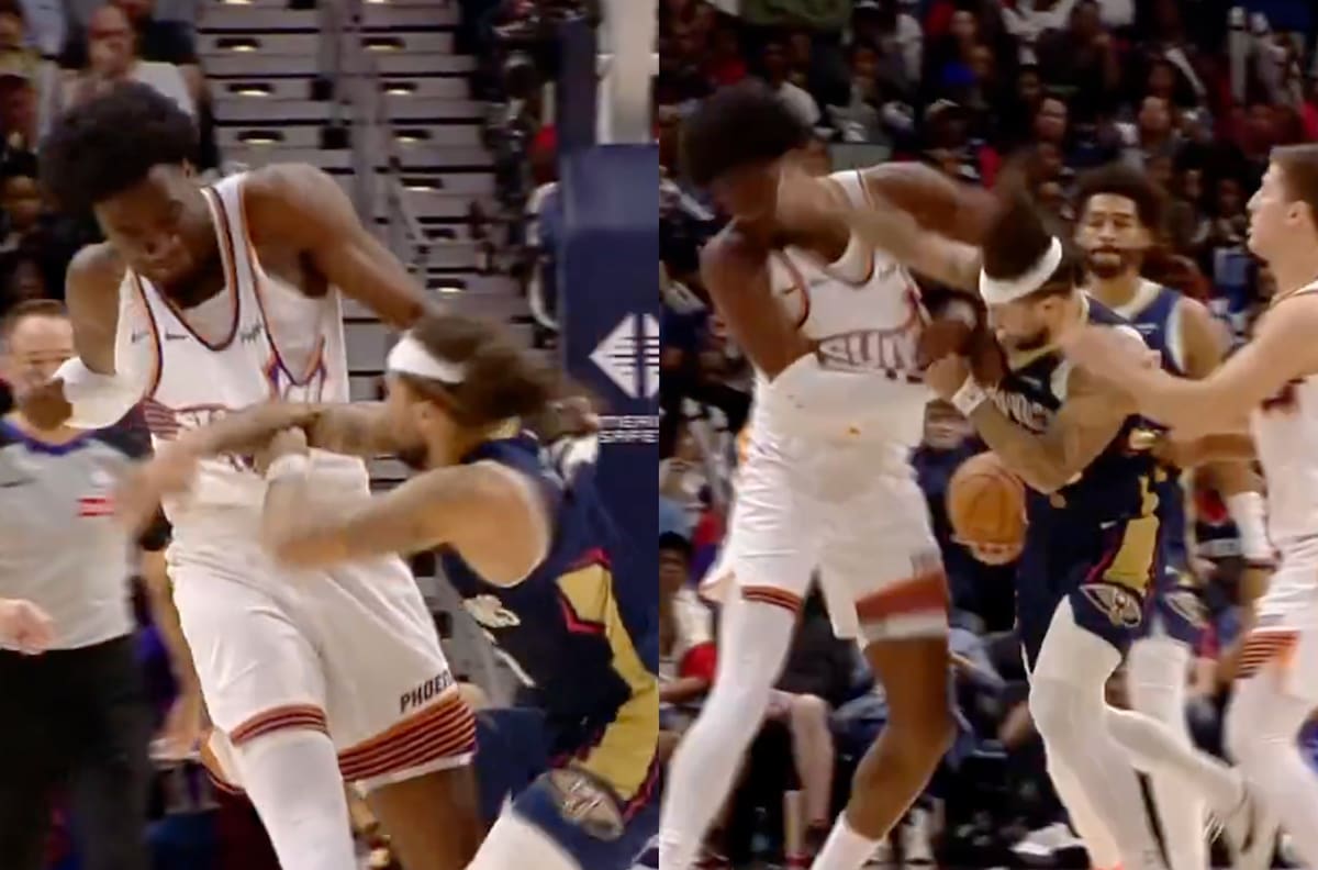 VIDEO | ¡A los puños! Phoenix Suns y Pelicans protagonizan la pelea de la temporada en la NBA