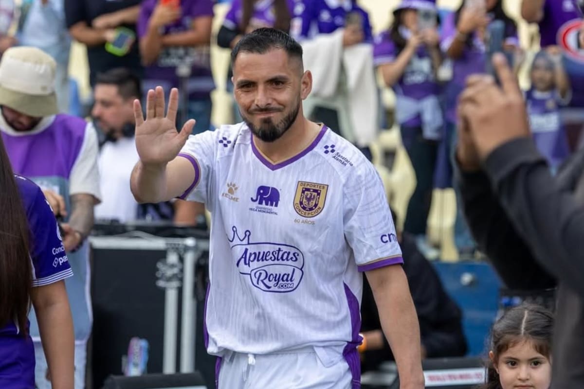 El volante en Deportes Concepción. Foto: @nelsonsepulveda