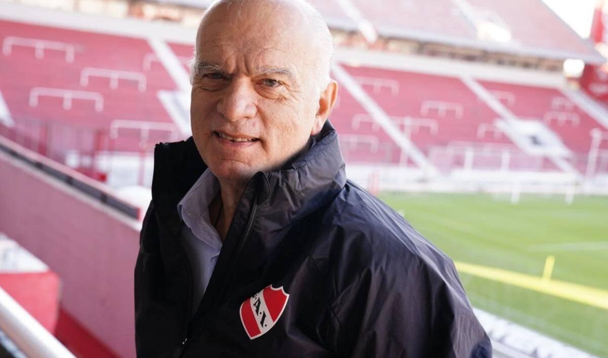 El polémico presidente de Independiente.
