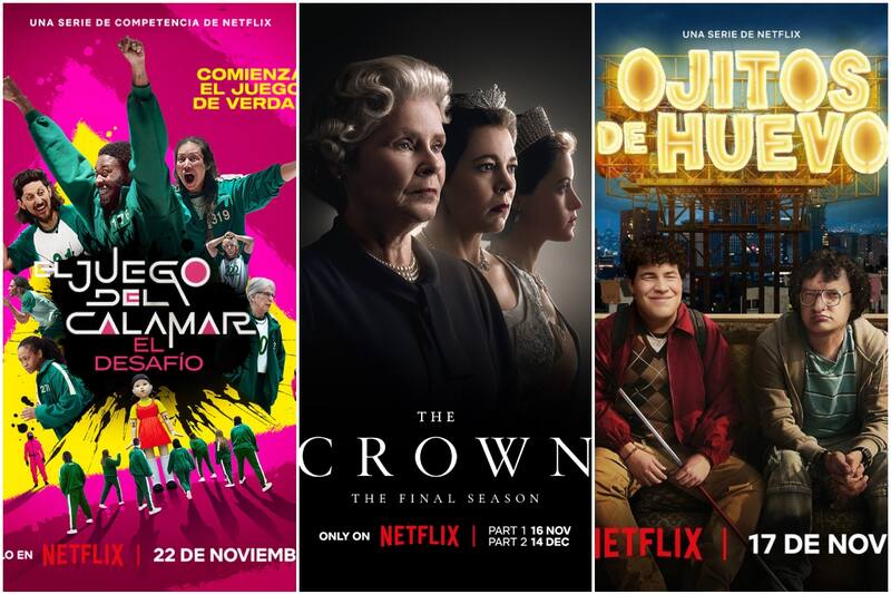 Estas son las series más vistas.