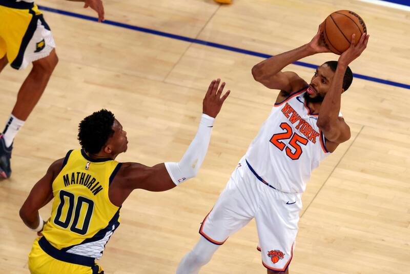 Los de la Gran Manzana sucumbieron ante Indiana Pacers. Foto: EFE.