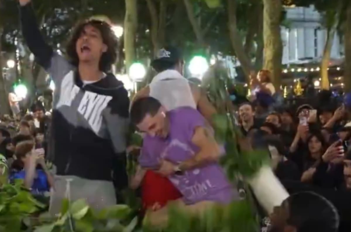 VIDEO | Caos en Nueva York: hinchas de los Knicks destrozan la ciudad tras perder el Juego 3 de las NBA Finals