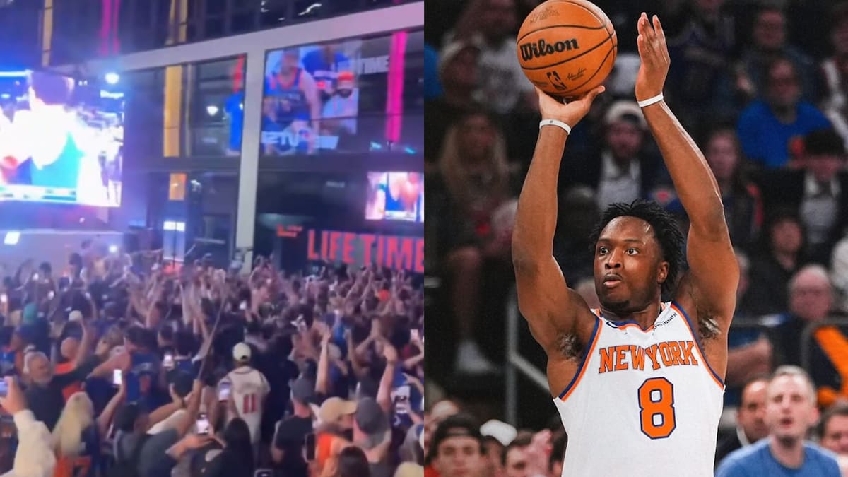 VIDEO | Nueva York explotó: así celebraron los hinchas de los Knicks el histórico título de la NBA