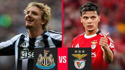 MARCADOR FINAL | Newcastle United 3 - Benfica 0 por Champions League 2025-2026