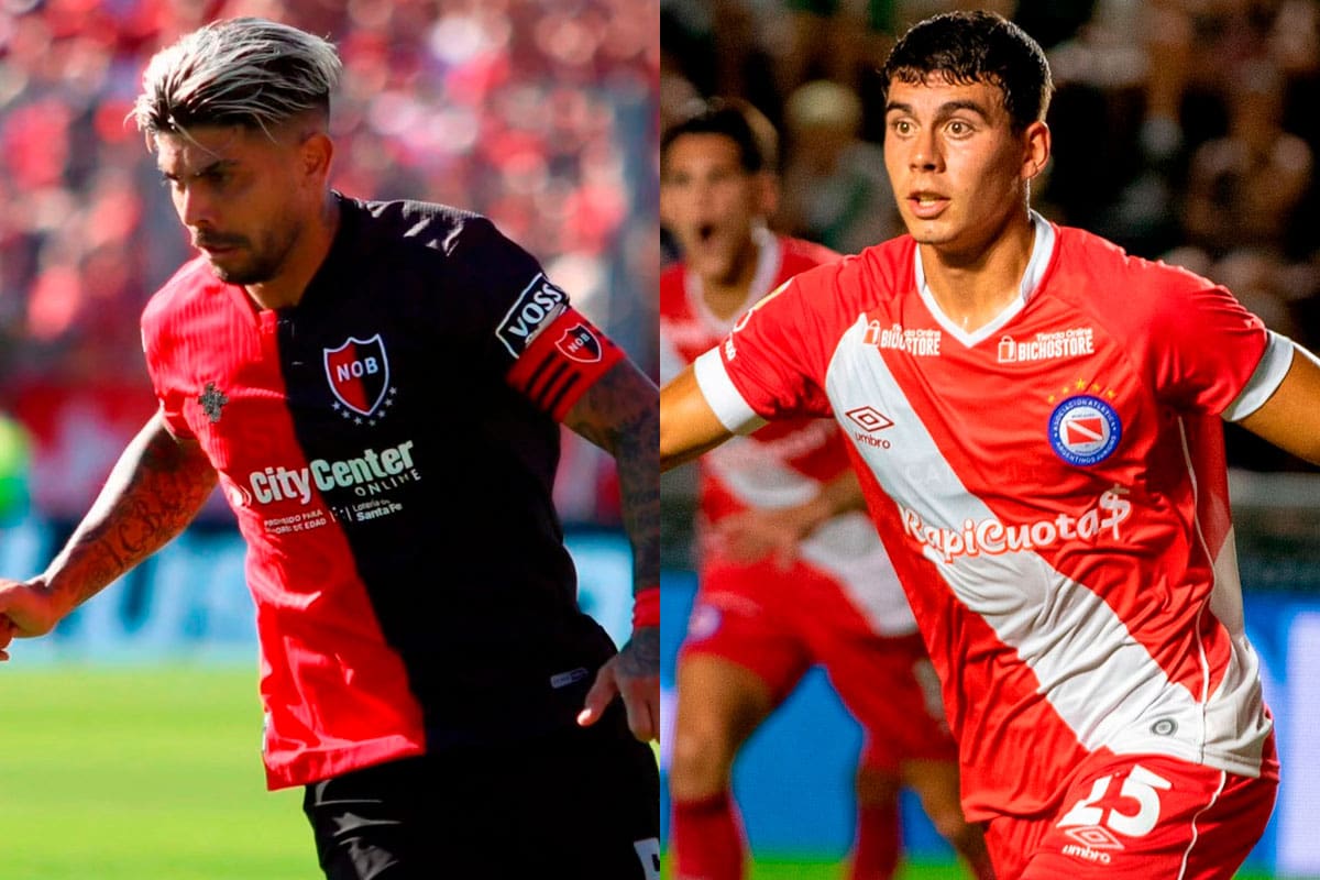 por la fecha 13 de la Liga Argentina. Foto: RRSS Newell's Old Boys y Argentinos Jrs.
