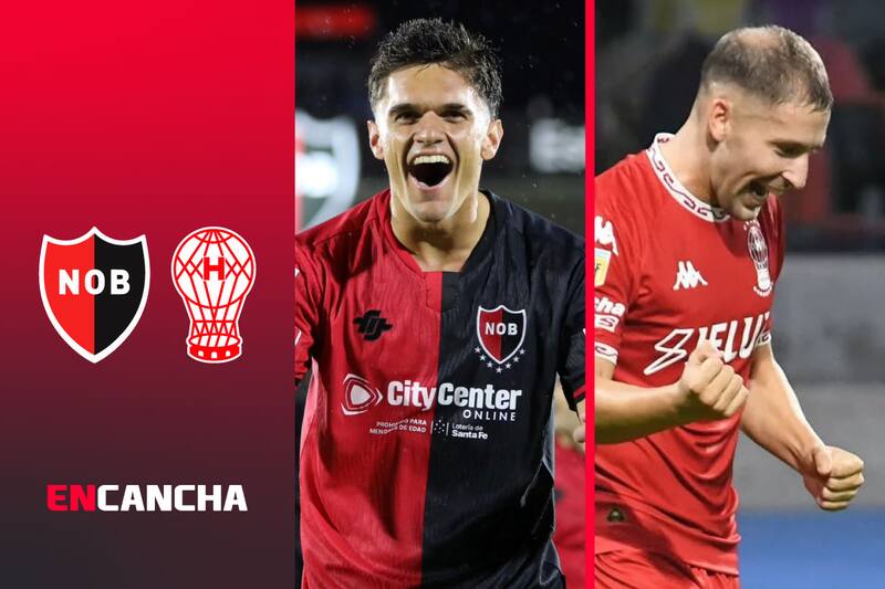por la fecha 15 de la Liga Argentina. Foto: RRSS Newell's Old Boys y Huracán.