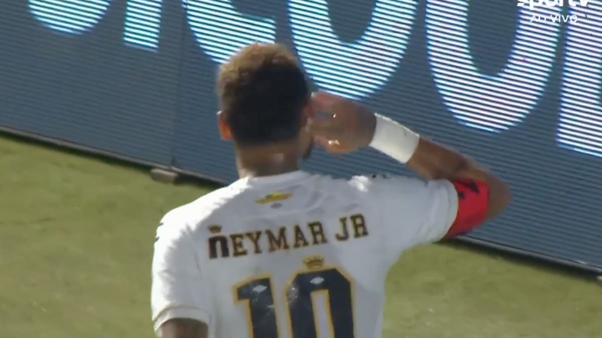 VIDEO | La magia sigue intacta: Neymar marcó un golazo con Santos frente a Chapecoense en el Brasileirao