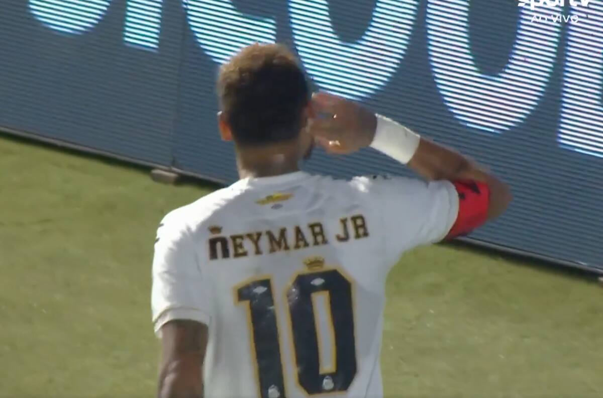 VIDEO | La magia sigue intacta: Neymar marcó un golazo con Santos frente a Chapecoense en el Brasileirao