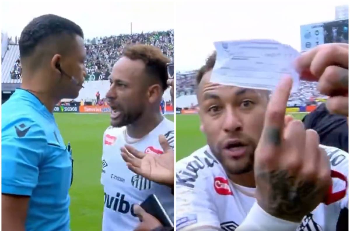 VIDEO | Neymar se vuelve loco en Brasil y vive su momento más furioso tras increíble error arbitral