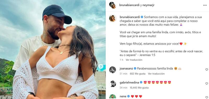 La publicación superó rápidamente los 3 millones de me gusta.