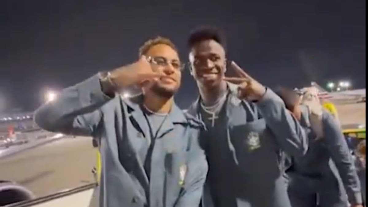 VIDEO | Con Neymar y Vinícius Jr. peluseando: así se fue Brasil al Mundial 2026