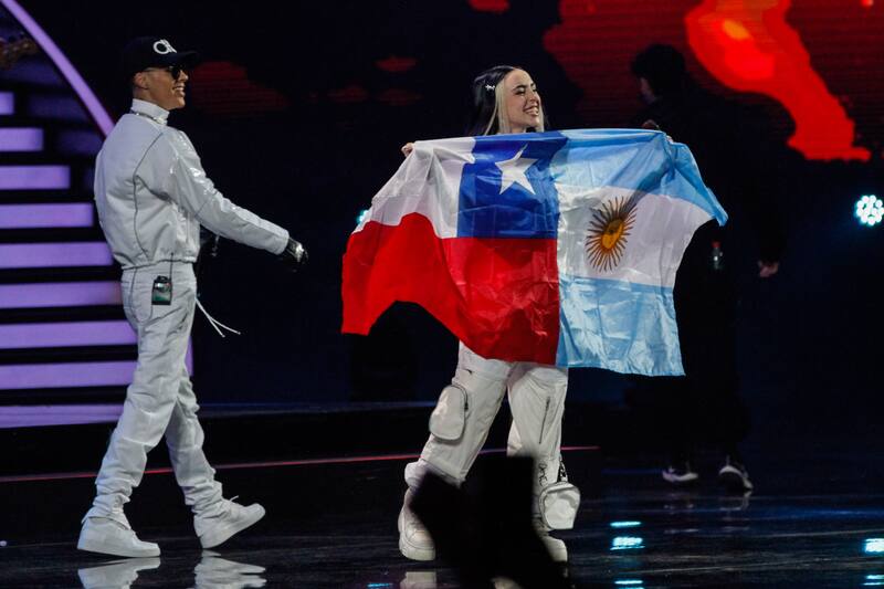 Nicki Nicole en el Festival de Viña 2023 /ATON