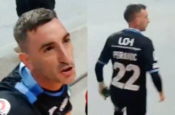 “Me quiero cortar los hue...”: Nico Peranic protagonizó tenso diálogo con hinchas de O’Higgins