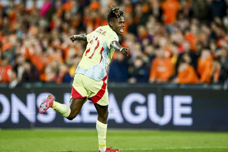 El delantero español abrió el marcador en el empate 2-2 frente a Países Bajos.