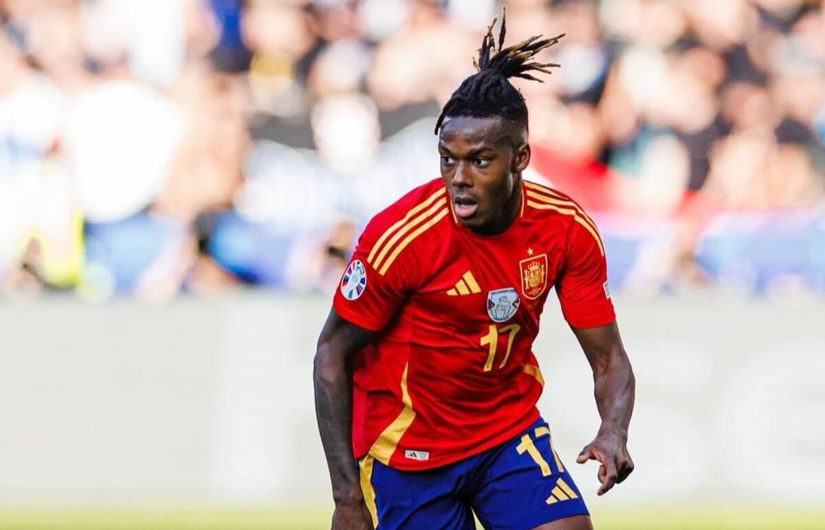 El cuadro Culé es de los principales interesados por la gran estrella de la selección española. Créditos: @nicolas_williams9.