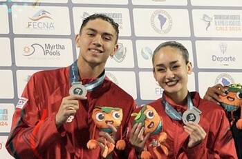 ¡Los mejores de Sudamérica! Nicolás Campos y Theodora Garrido brillaron en el Mundial de Natación