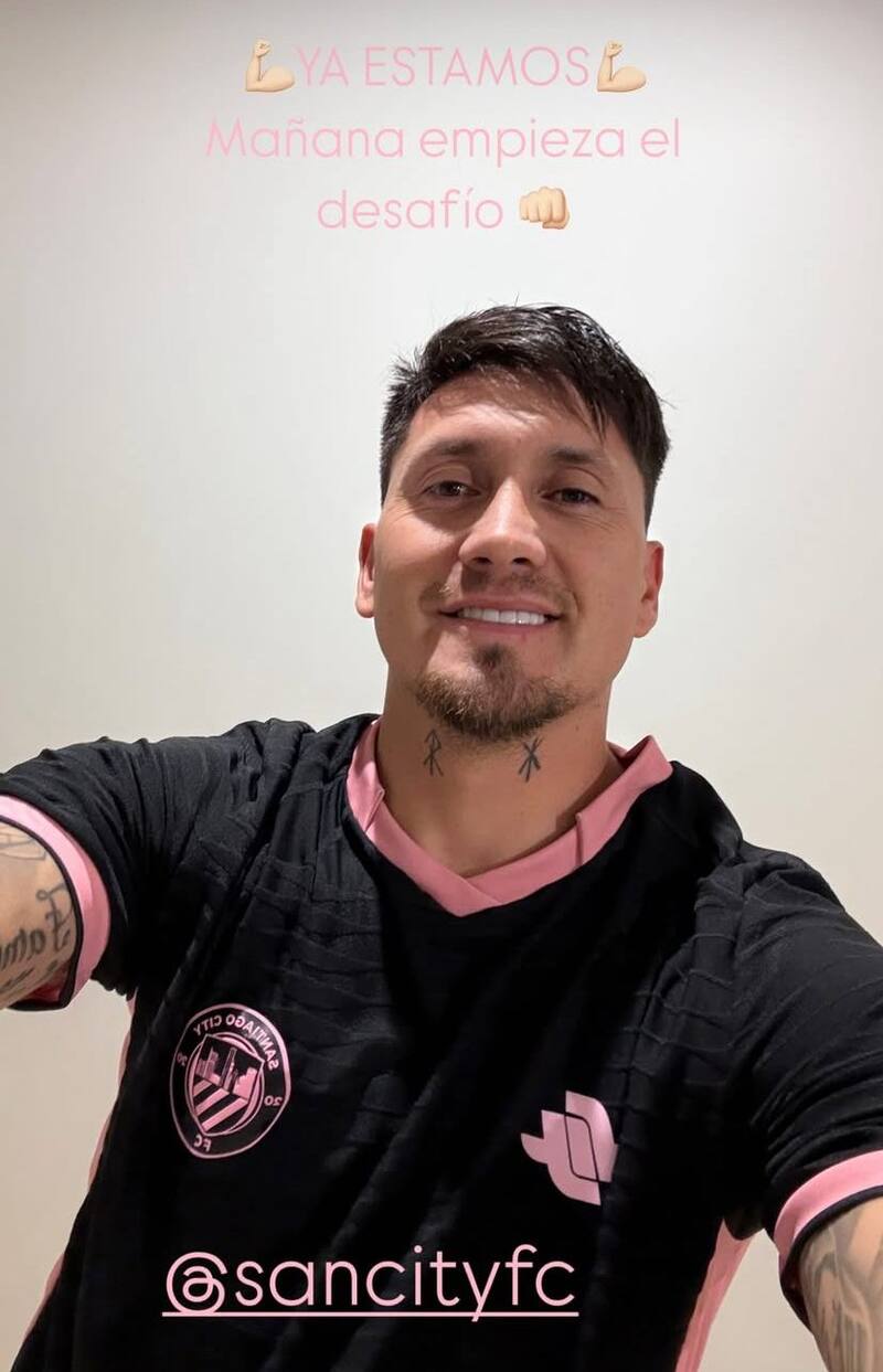 El delantero tiene todo listo en Santiago City.