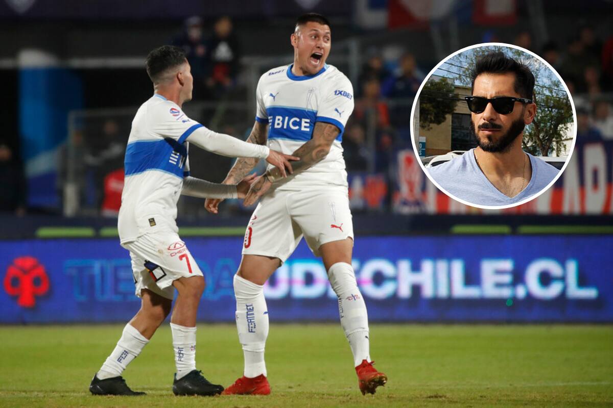 La reacción de Johnny Herrera ante el castigo a Nico Castillo. Foto: Aton.