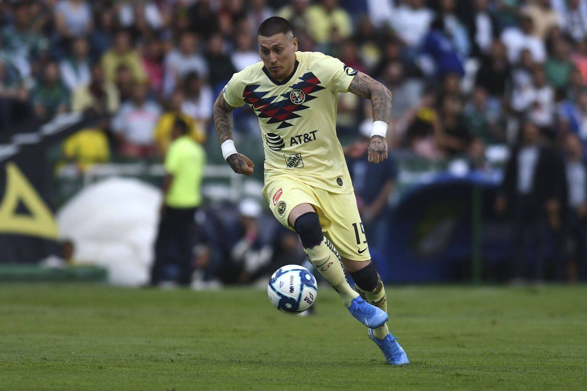 during the game León vs América, corresponding to Day 2 of the Torneo Apertura 2019 of the Liga BBVA MX, at Nou Camp Stadium, on July 27, 2019.
<br><br>
durante el partido Leon vs América, correspondiente a la Jornada 2 del Torneo Apertura 2019 de la Liga BBVA MX, en el Estadio Nou Camp, el del 27 de Julio de 2019.
Photosport/Mexsport